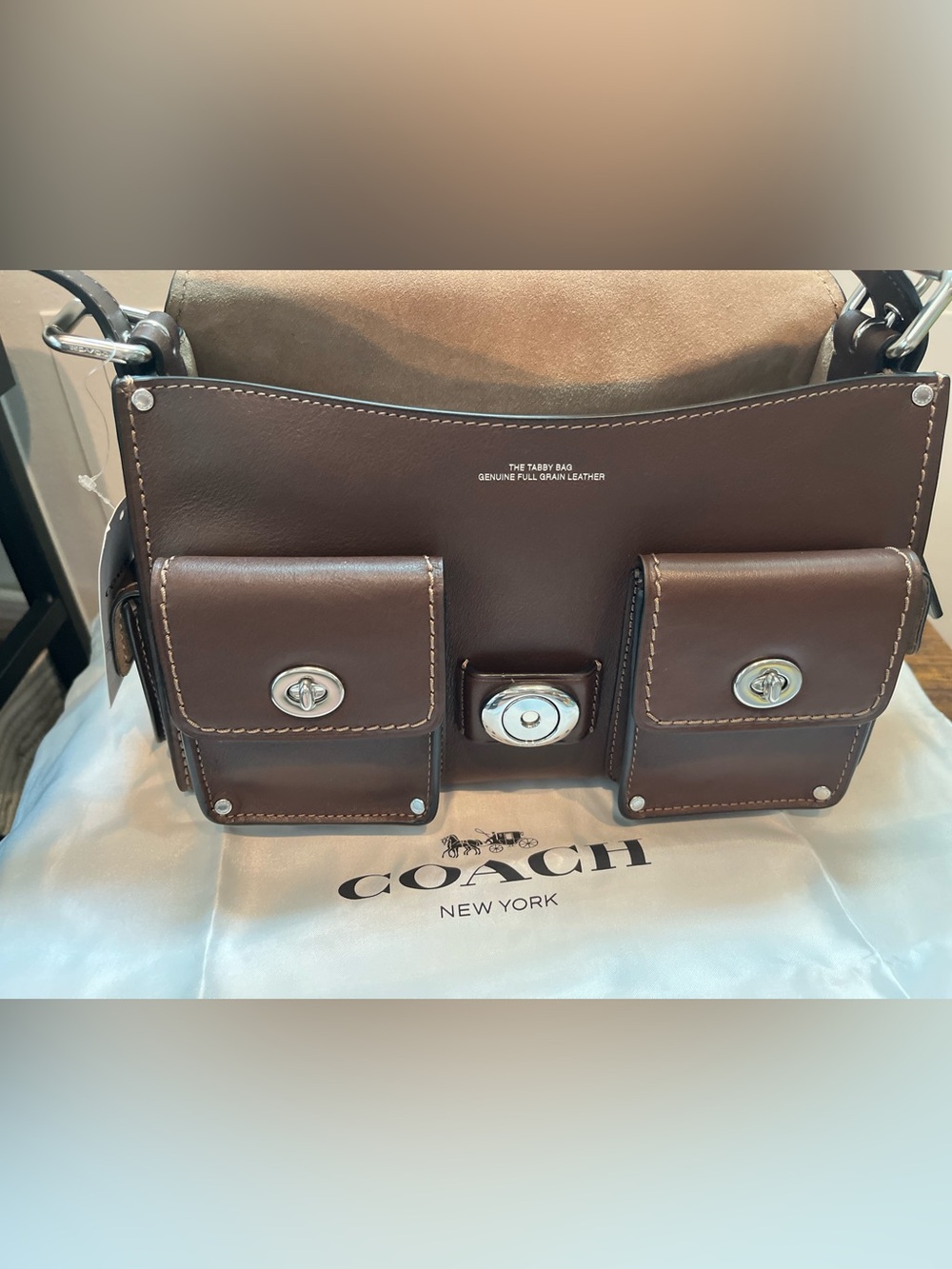 Coach Soft Tabby Cargo Bag in Maple NWT’s - Picture 8 of 11